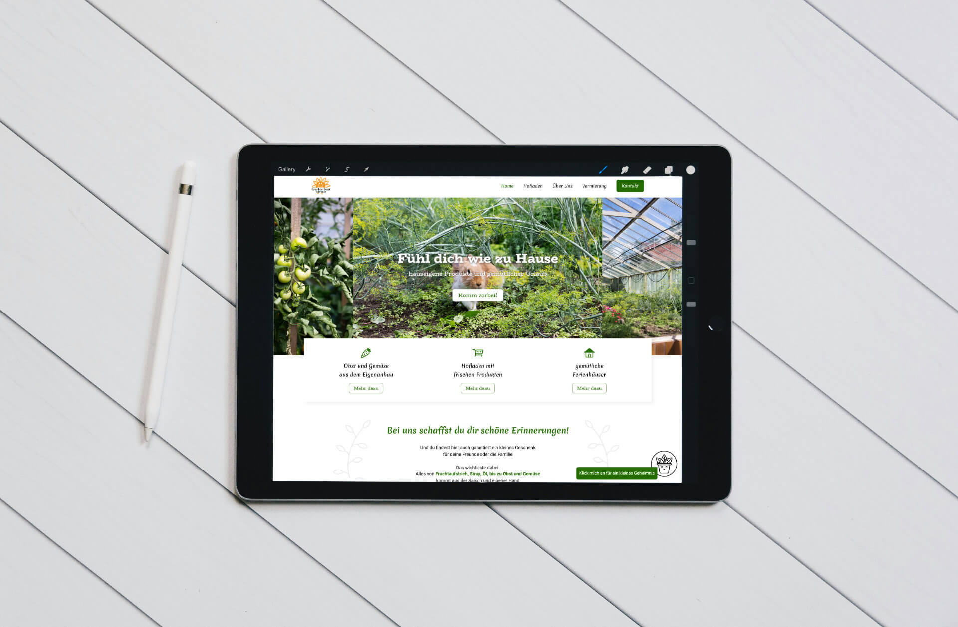Website von Gartenbau Wimmer